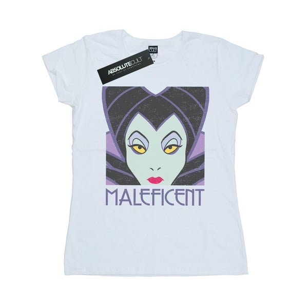 Disney Dam/Dam Maleficent Cropped Head T-shirt i bomull