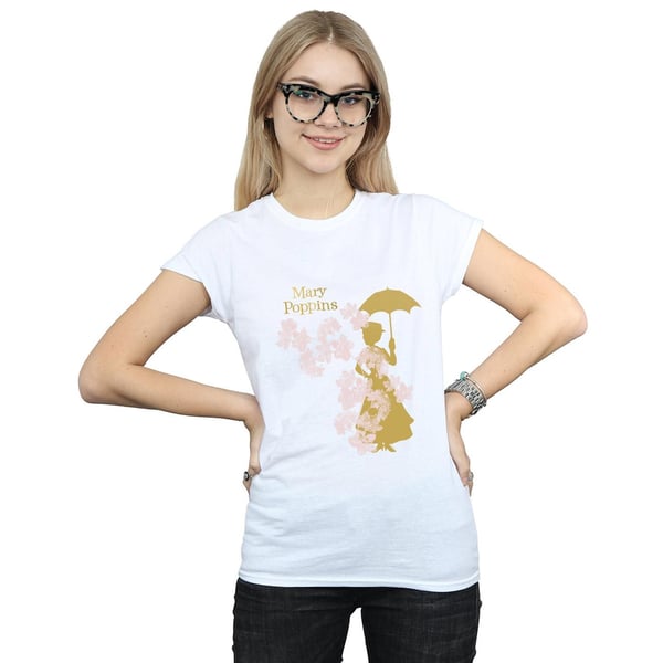 Mary Poppins Womens/Ladies Floral Cotton T-Shirt