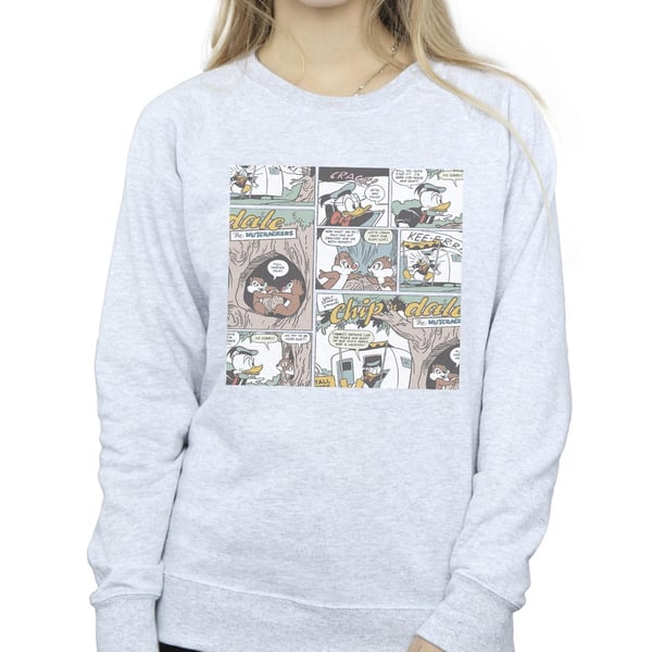 Disney Womens/Ladies Chip ´n Dale Comic Sweatshirt