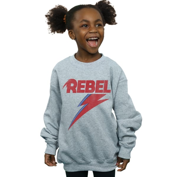 David Bowie Girls Distressed Rebel Sweatshirt
