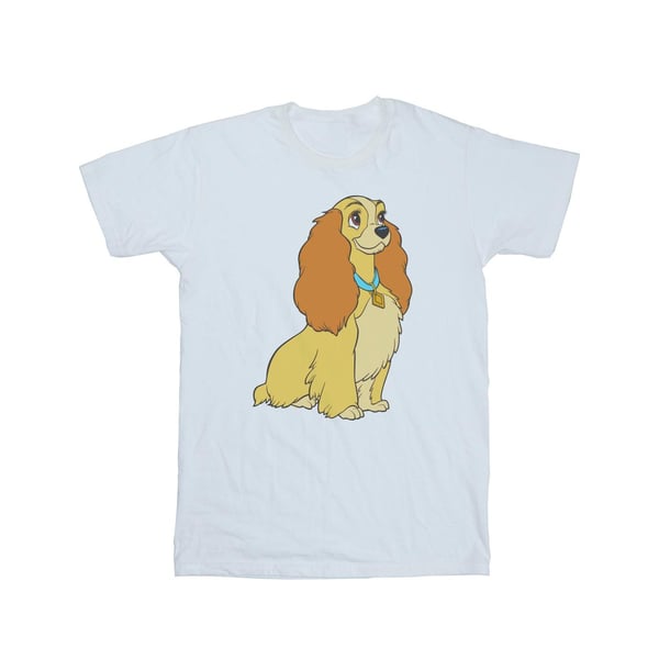 Disney Girls Lady And The Tramp Lady Spaghetti Heart Cotton T-Shirt