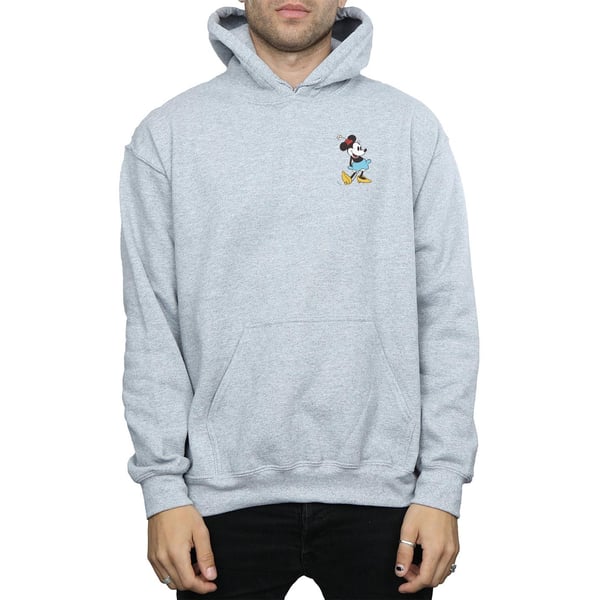 Disney Mens Minnie Mouse Kick Chest Hoodie