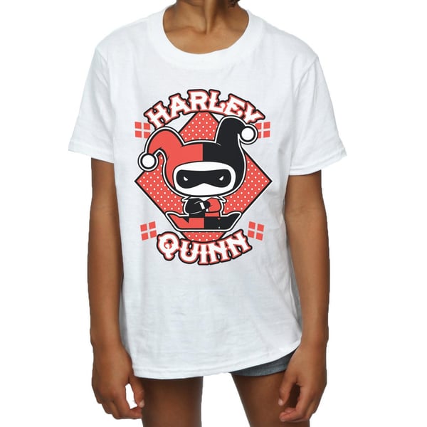 Harley Quinn Girls Chibi Cotton T-Shirt