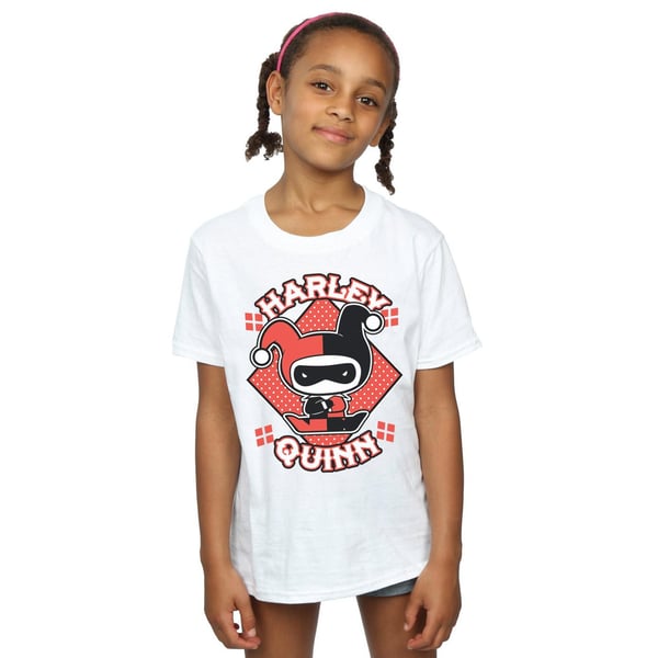 Harley Quinn Girls Chibi Cotton T-Shirt