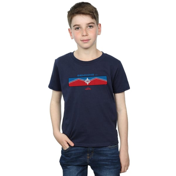 Marvel Boys Captain Marvel Sending T-Shirt