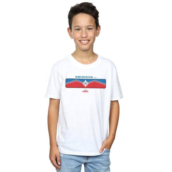 Marvel Boys Captain Marvel Sending T-Shirt