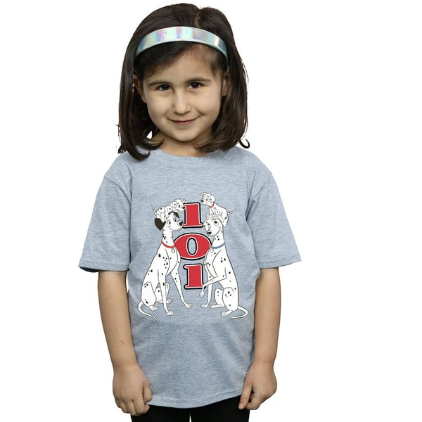 Disney Girls 101 Dalmatians Family Cotton T-Shirt