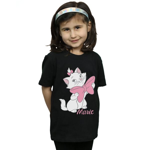 Disney Girls Aristocats Marie Bow Cotton T-Shirt