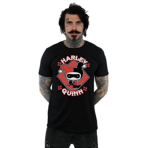 Harley Quinn Mens Chibi Cotton T-Shirt