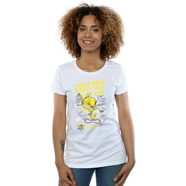 Looney Tunes Womens/Ladies More Puddy Tats Tweety Cotton T-Shirt