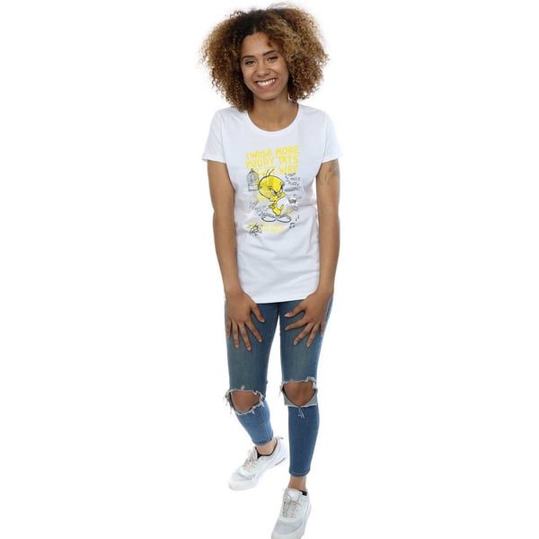 Looney Tunes Womens/Ladies More Puddy Tats Tweety Cotton T-Shirt