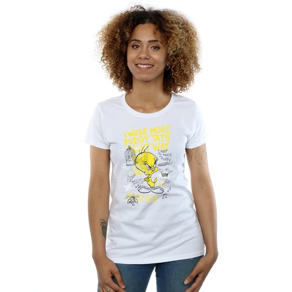 Looney Tunes Womens/Ladies More Puddy Tats Tweety Cotton T-Shirt
