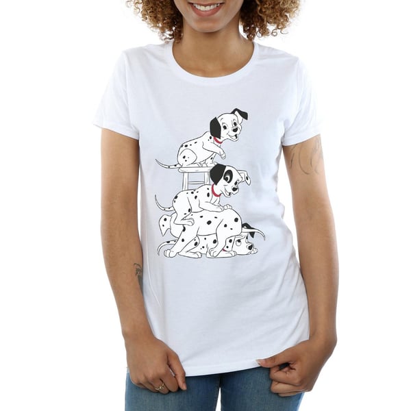 Disney Womens/Ladies 101 Dalmatians Chair Cotton T-Shirt