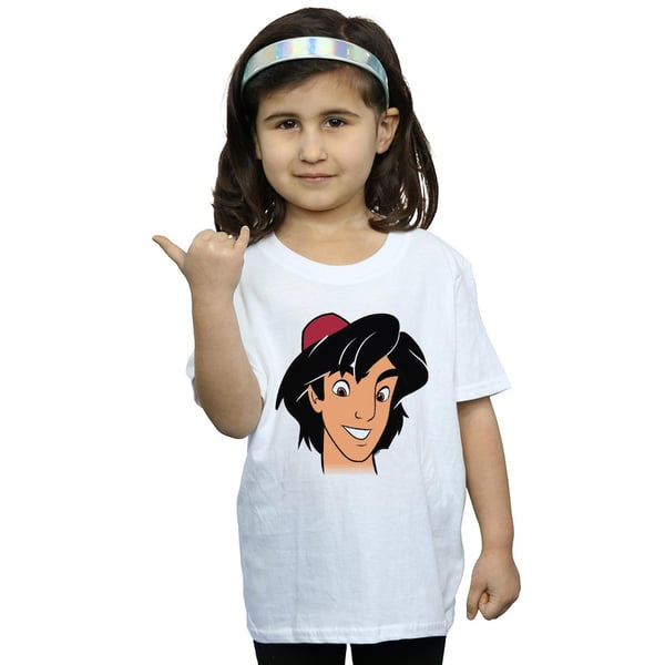Disney Girls Aladdin Headshot Cotton T-Shirt