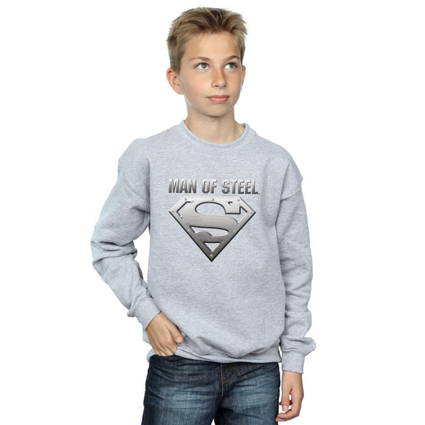 DC Comics Boys Superman Man Of Steel Shield Sweatshirt