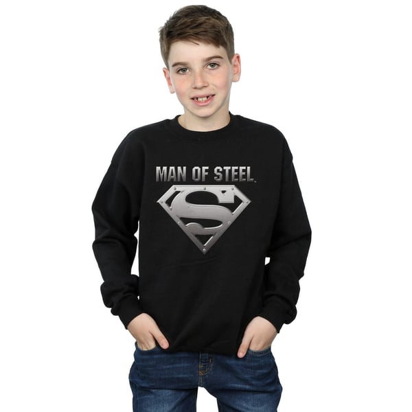 DC Comics Boys Superman Man Of Steel Shield Sweatshirt