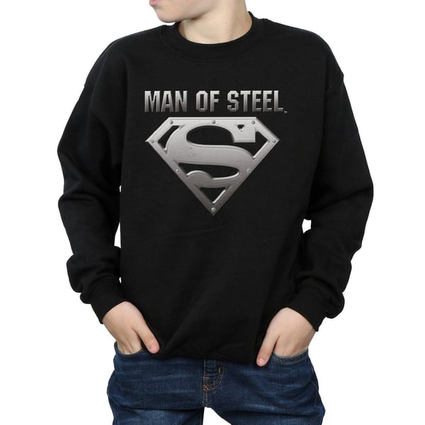 DC Comics Boys Superman Man Of Steel Shield Sweatshirt