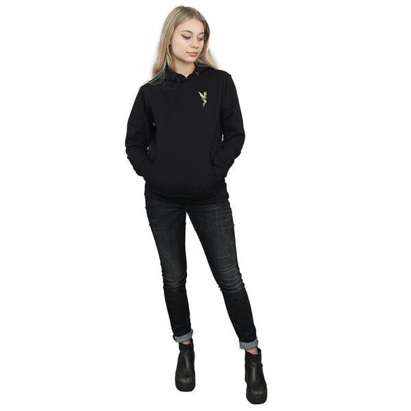 Disney Womens/Ladies Tinkerbell Chest Hoodie
