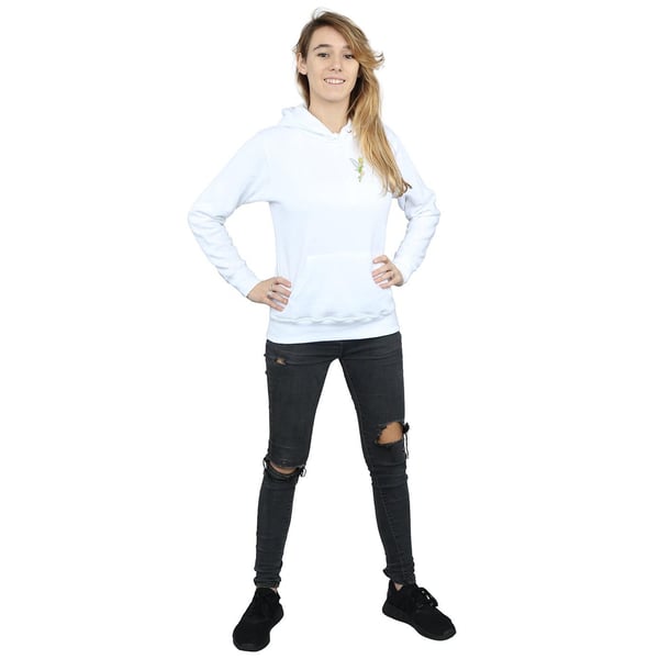 Disney Womens/Ladies Tinkerbell Chest Hoodie