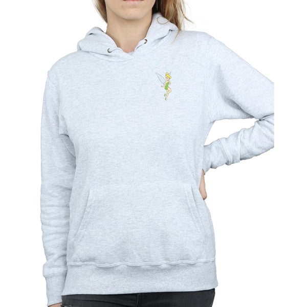 Disney Womens/Ladies Tinkerbell Chest Hoodie