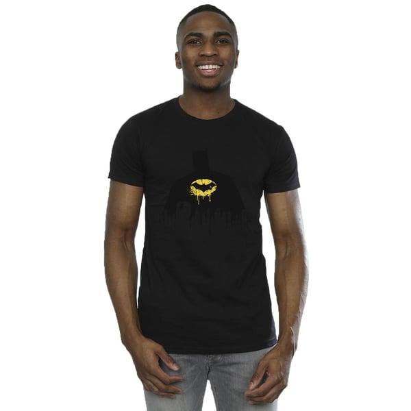 DC Comics Miesten Batman Shadow Paint T-paita