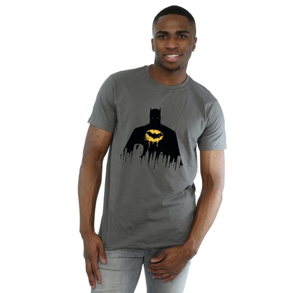 DC Comics Miesten Batman Shadow Paint T-paita