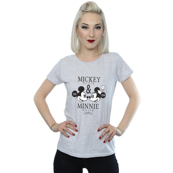 Disney Womens/Ladies Mousecrush Mondays Mickey & Minnie Mouse Cotton T-Shirt