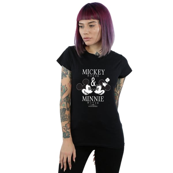 Disney Womens/Ladies Mousecrush Mondays Mickey & Minnie Mouse Cotton T-Shirt