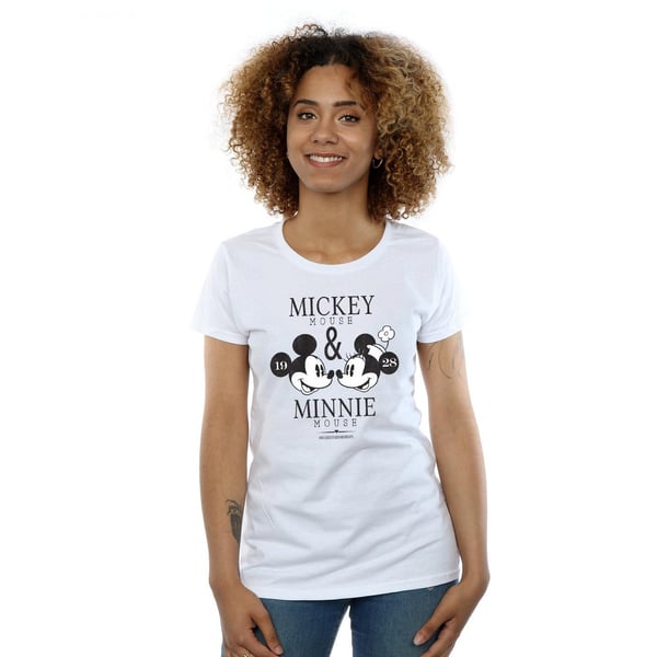 Disney Womens/Ladies Mousecrush Mondays Mickey & Minnie Mouse Cotton T-Shirt
