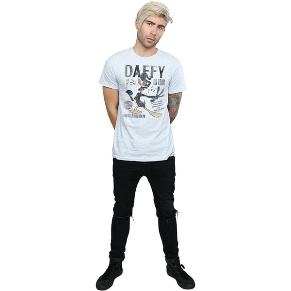 Looney Tunes Mens Concert Daffy Duck T-Shirt