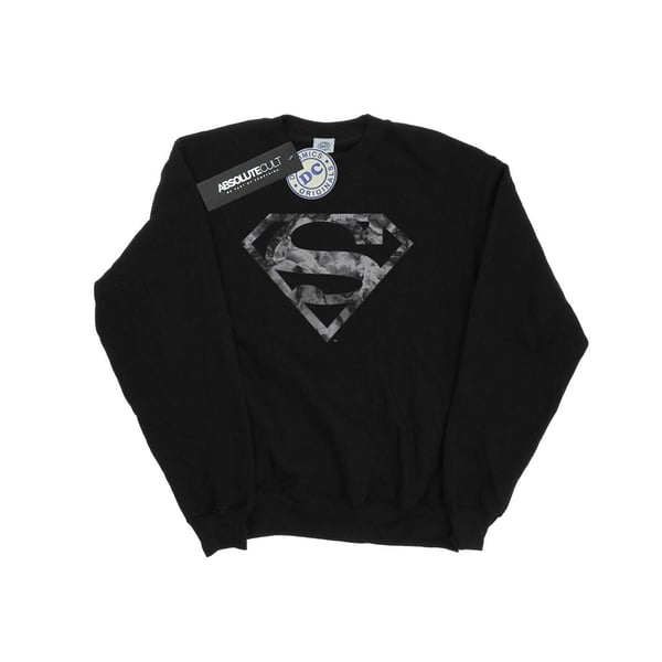 DC Comics Pojkar Stålmannen Marmor Logotyp Tröja
