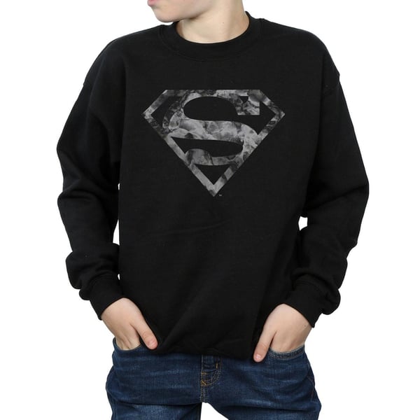 DC Comics Boys Superman Marble Logo Sweatshirt