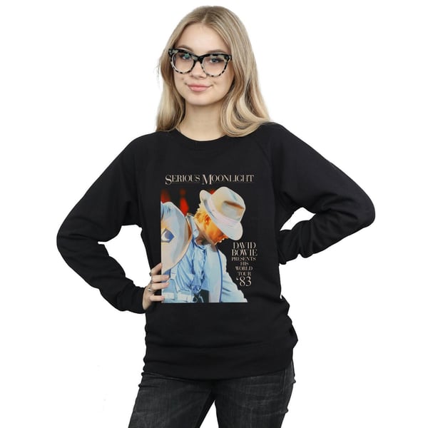 David Bowie Womens/Ladies Serious Moonlight Sweatshirt