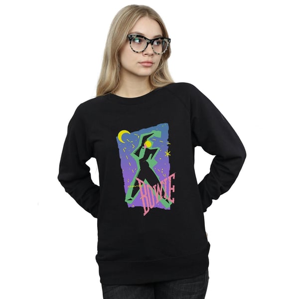 David Bowie Womens/Ladies Moonlight Dance Sweatshirt