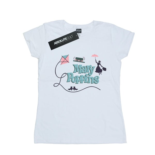 Disney Womens/Ladies Mary Poppins Logo Cotton T-Shirt