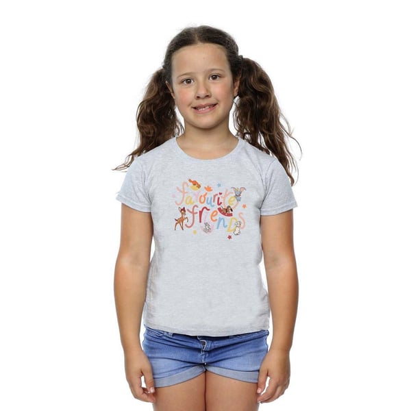 Disney Girls Little Friends Favourite Animal Cotton T-Shirt