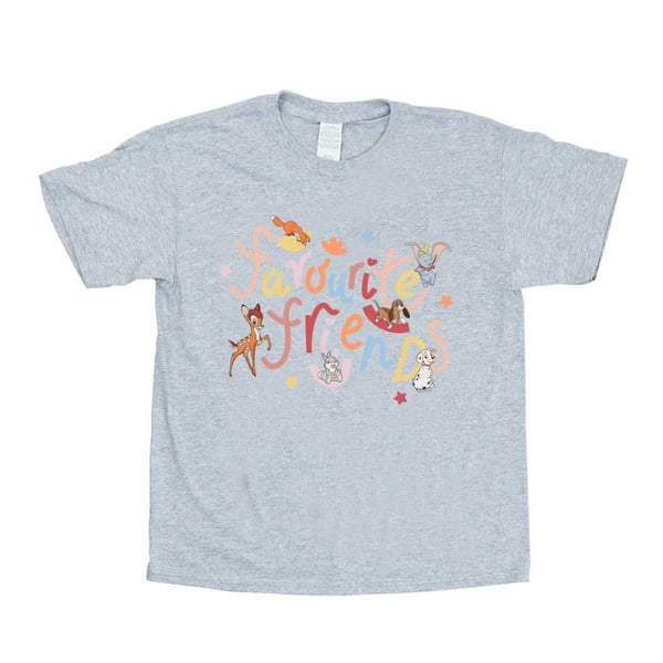 Disney Girls Little Friends Favourite Animal Cotton T-Shirt