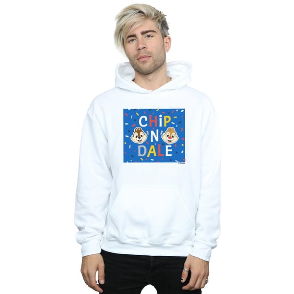 Disney Mens Chip N Dale Blue Frame Hoodie