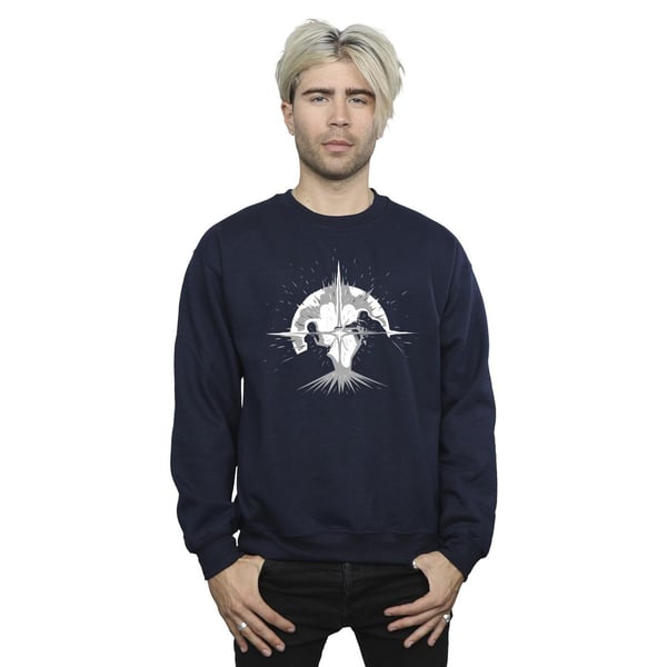 Star Wars Mens Obi-Wan Kenobi Saber Silhouette Fight Sweatshirt