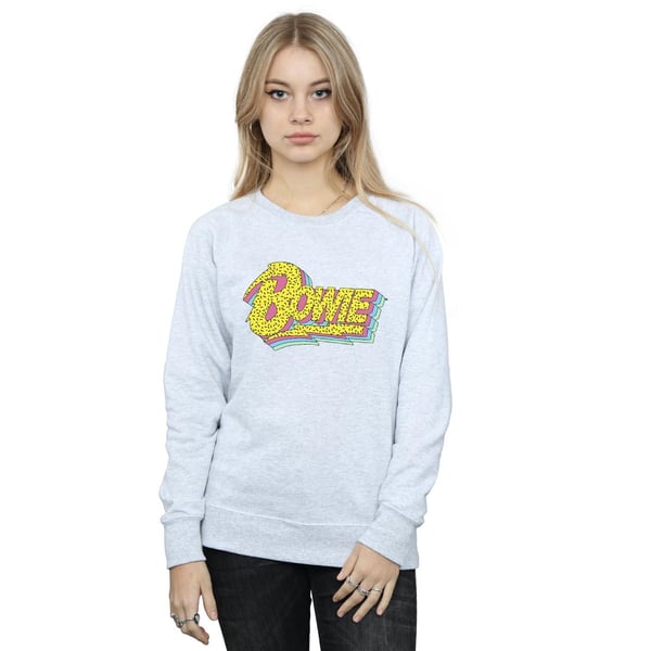 David Bowie Womens/Ladies Moonlight 90s Logo Sweatshirt