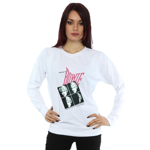 David Bowie Womens/Ladies Serious Moonlight Tour 83 Sweatshirt