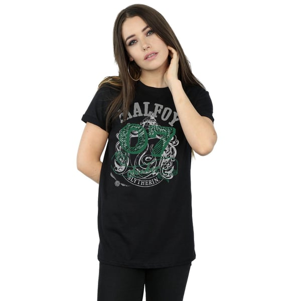 Harry Potter Womens/Ladies Seeker Draco Malfoy Cotton Boyfriend T-Shirt