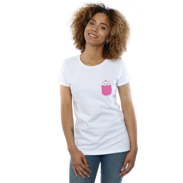 Disney Womens/Ladies Aristocats Marie Chest Cotton T-Shirt
