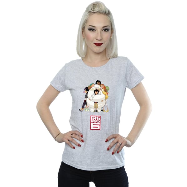 Disney Womens/Ladies Big Hero 6 Baymax Hug Cotton T-Shirt