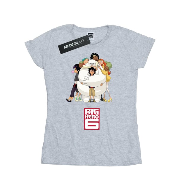 Disney Womens/Ladies Big Hero 6 Baymax Hug Cotton T-Shirt