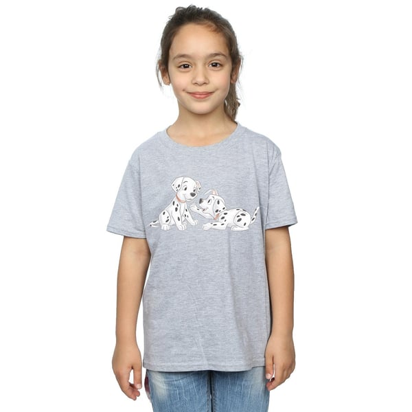 Disney Girls 101 Dalmatians Watercolour Friends Cotton T-Shirt