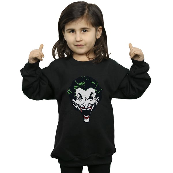 DC Comics Girls The Joker Big Face Sweatshirt