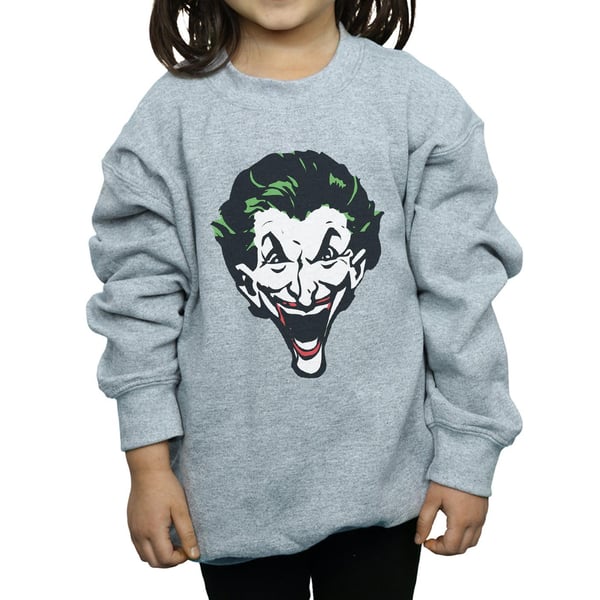 DC Comics Girls The Joker Big Face Sweatshirt