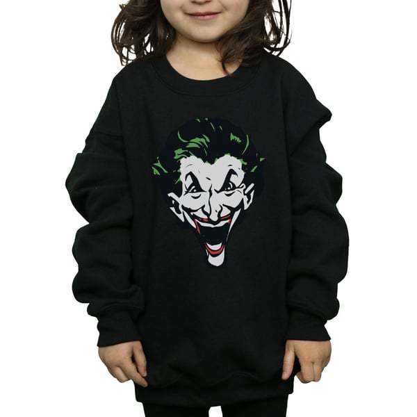 DC Comics Girls The Joker Big Face Sweatshirt