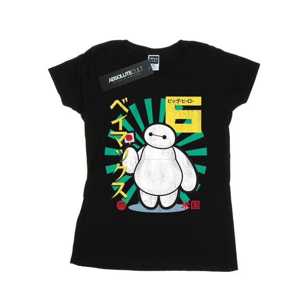 Disney Womens/Ladies Big Hero 6 Baymax Lollypop Cotton T-Shirt